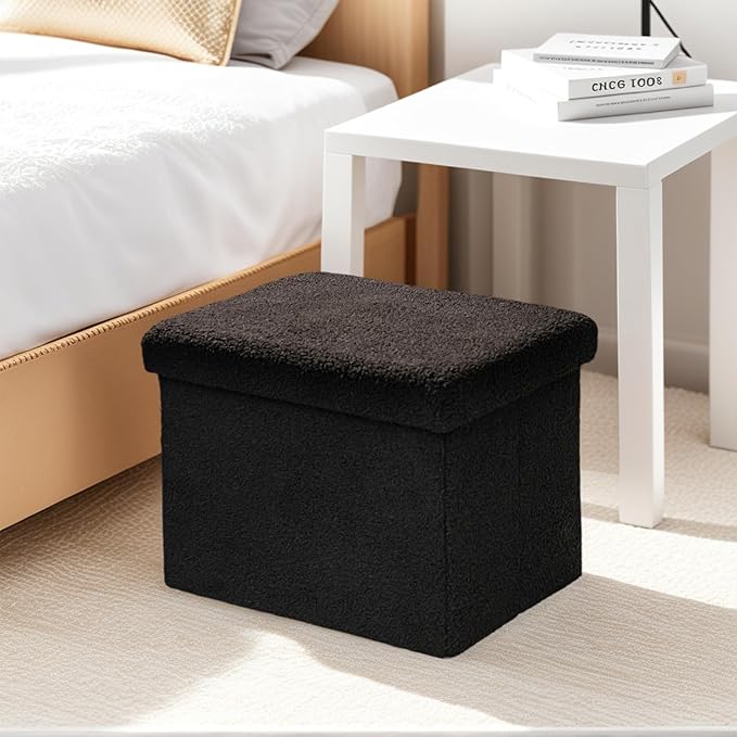 16.5 Folding Storage Ottoman Cube - Image 4