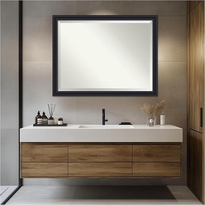 Amanti Art Black Bathroom Mirror - Image 4