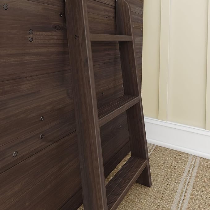 Max & Lily Modern Farmhouse Twin Low Loft Bed - Image 6