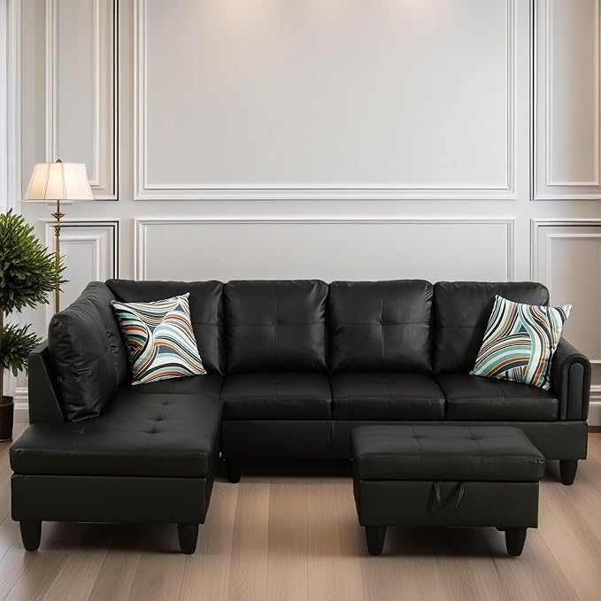 L Shaped Sectional Couches for Living Room, Modular Sectional Sofa - Image 3