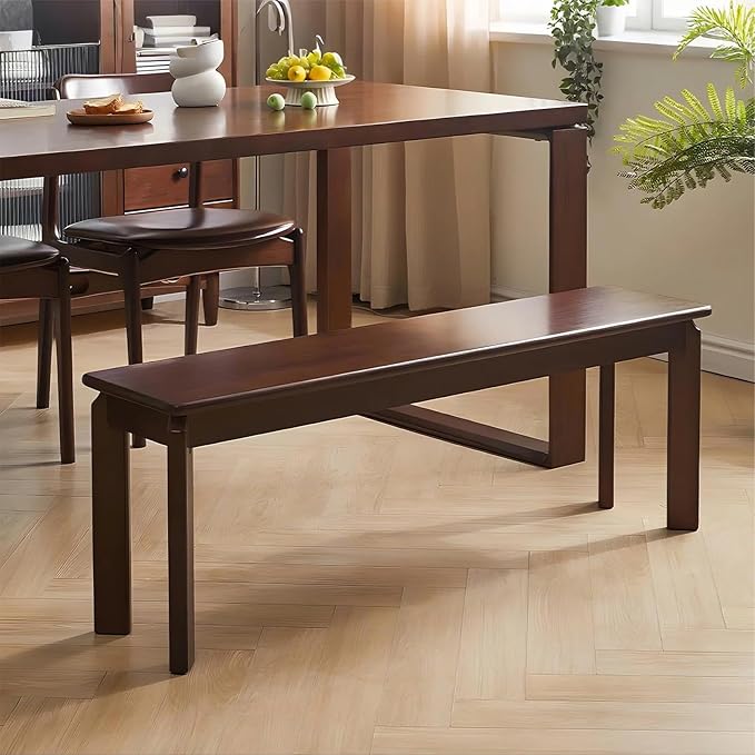 Dining Bench, Solid Wood Bench by Cttasty