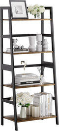 HITNET Ladder Shelf, 4 Tier Bookshelf by HITNET