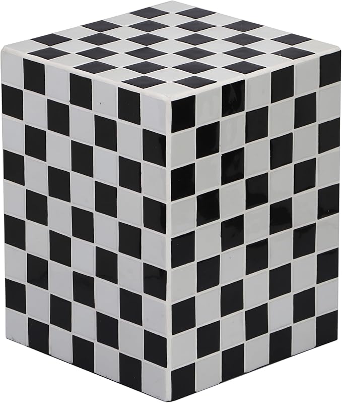 JONATHAN Y END2000K Callista 18" Modern Bohemian Ceramic Tiled Rectangle End by JONATHANY