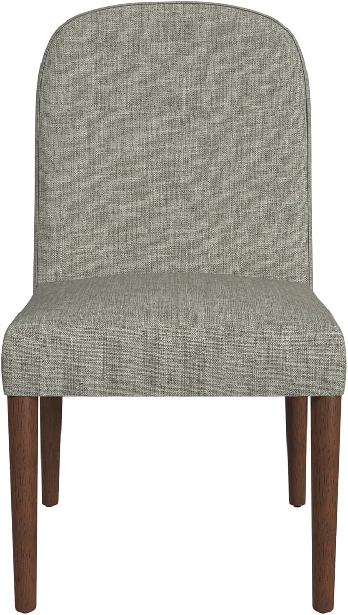HomePop Rounded Back Upholstered Dining-Chair - Image 4