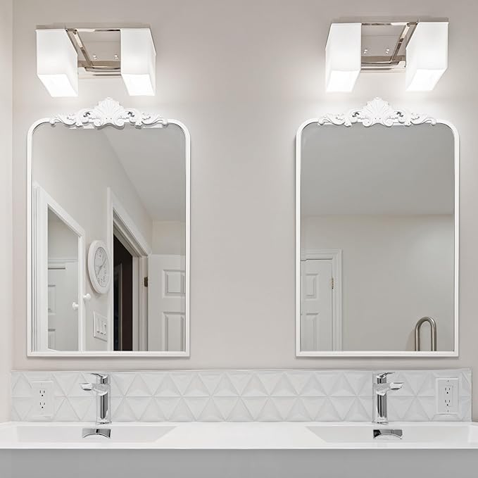 Ruomeng Traditional Wall Mirror, Framed Mirror - Image 3