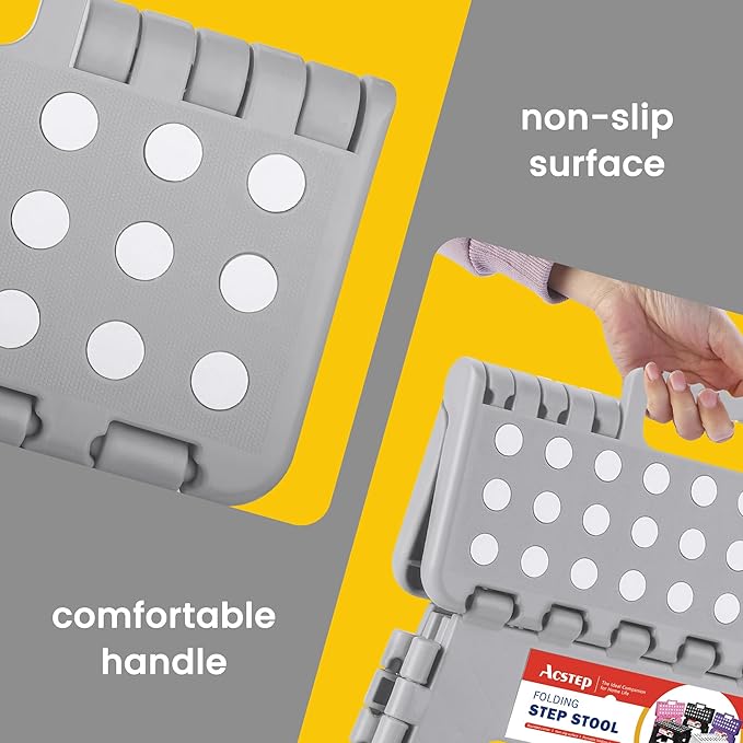 ACSTEP Folding Step Stool 13'' Foldable Step Stool - Image 3