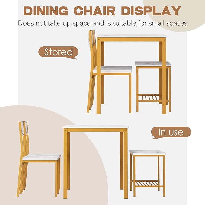 SogesHome 4-Piece Dining Table Set - Image 4