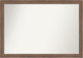 Amanti Art Brown Bathroom Mirror by AmantiArt