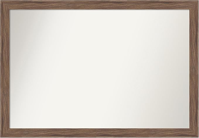 Amanti Art Brown Bathroom Mirror by AmantiArt