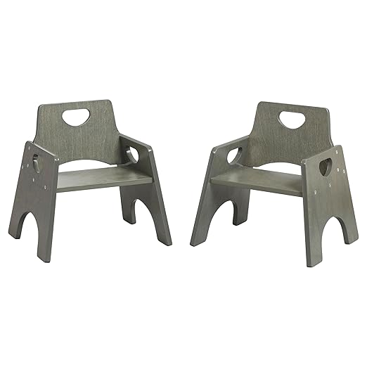 ECR4Kids Stackable Wooden Toddler Chair, Kids Furniture by ECR4Kids