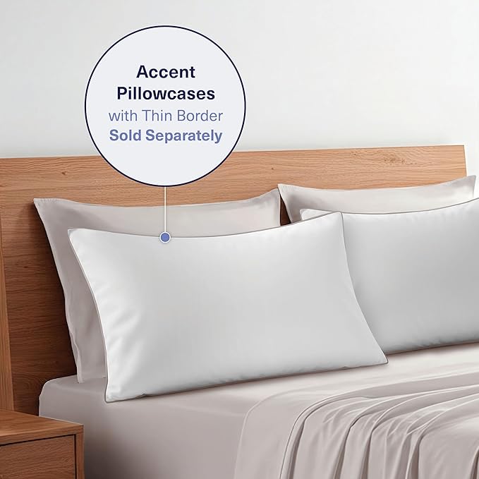 Kickoff Viscose Bamboo Sheets California King Size 4-pc 100% Organic Bamboo - Image 9