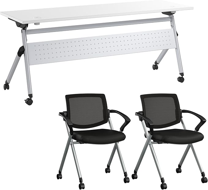 Bush Business Furniture Folding Training Table Set - Image 2