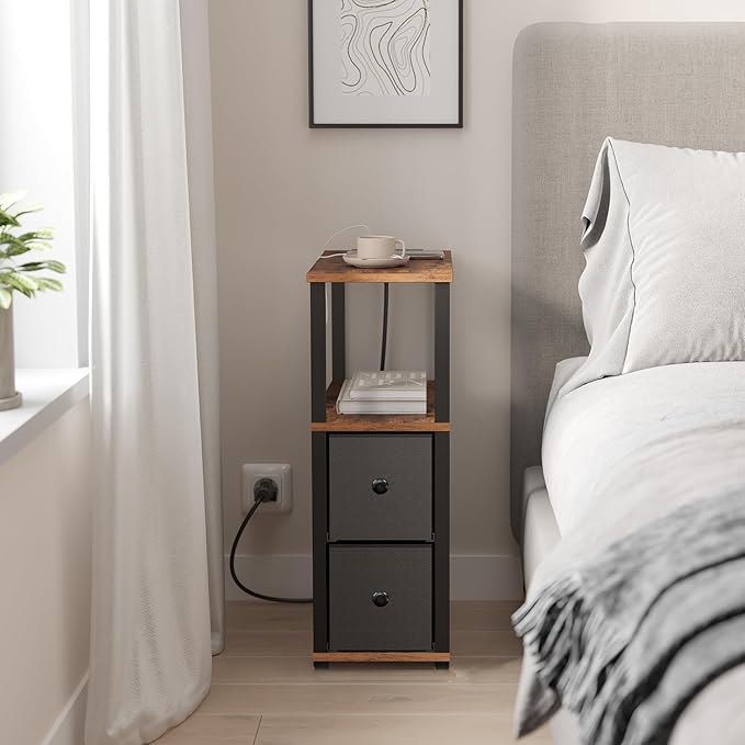 TUTOTAK Small Narrow End Tables, Side Tables - Image 8