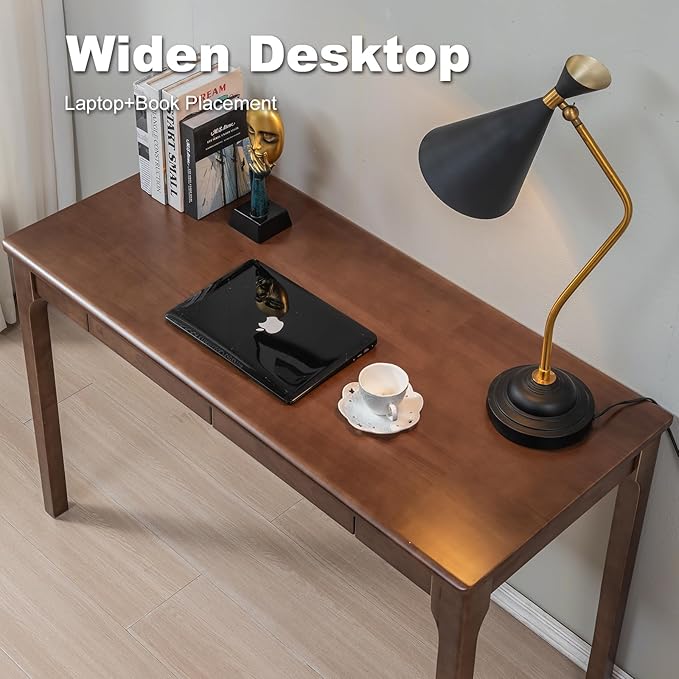 Solid Wood Desk, Gaming Study Home Office Desks - Image 7