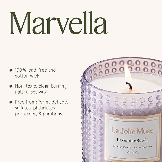 LA JOLIE MUSE Lavender Suede Candle - Image 6