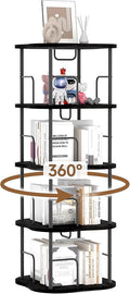 4-Tier Rotating Book Shelf, 360° Display Spinning Bookshelf Tower, Book by Unknown