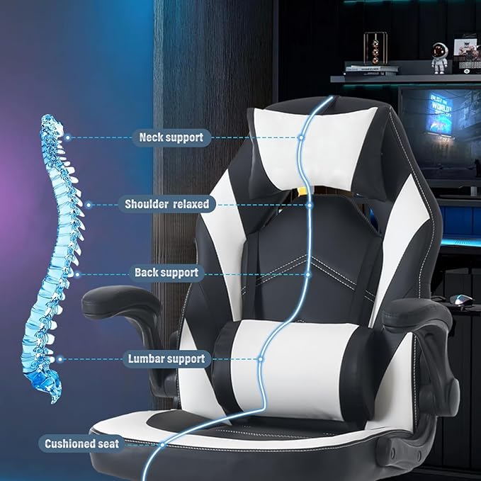 OLIXIS Computer Gaming Desk Chair - Image 4