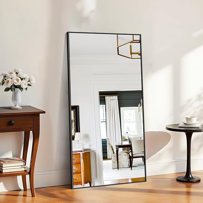 KOCUUY Bathroom Mirror, 30x60 Large Black Mirrors - Image 5