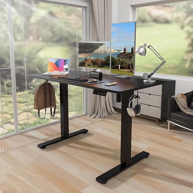 Kingant Standing Desk Height Adjustable Electric Stand Up Desks - Image 6