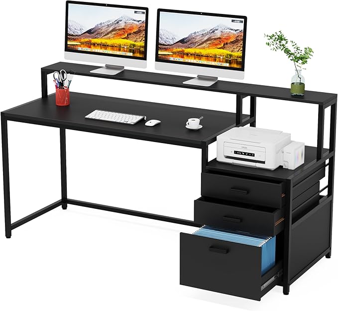 Tribesigns 63 Inch Computer Desk - Image 8