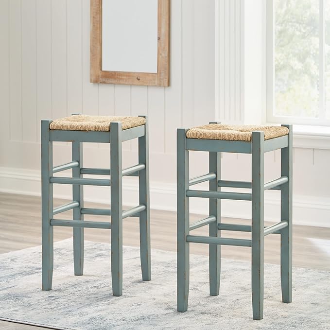 Signature Design by Ashley Mirimyn Farmhouse 29.5" Bar Height Bar Stool - Image 2