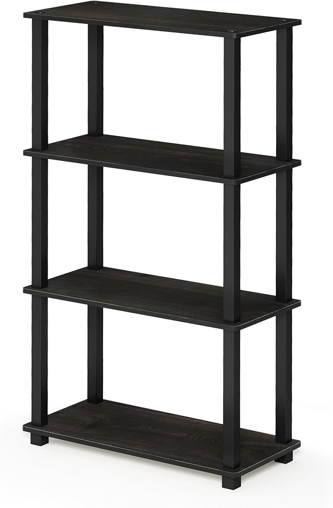 Furinno Turn-N-Tube 4-Tier Multipurpose Shelf Display Rack, Square Tube - Image 5