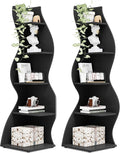 Tribesigns Corner Shelf, Modern 5-Tier Wall Corner Bookshelf, Stylish Corner by Tribesigns