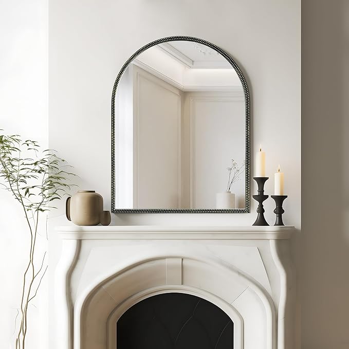 WallBeyond Black Vintage Mirror - Image 2