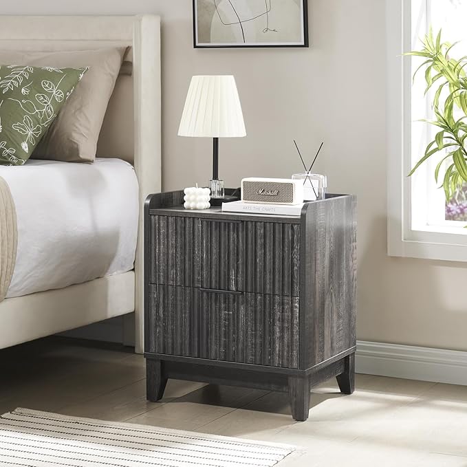 Wnutrees Fluted Nightstand - Image 6