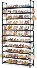 11 Tiers Tall Shoe Rack Holds 55 Pairs of Shoes by LANTEFULforTidyingHouse