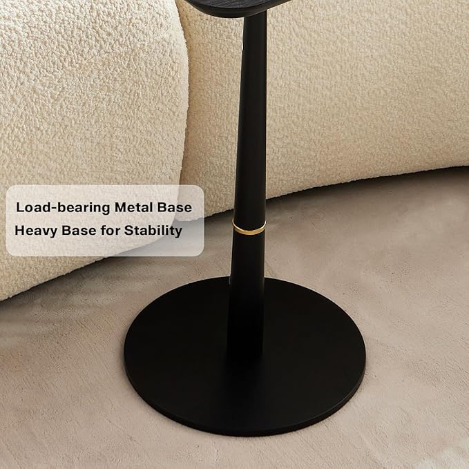 Small Side Table for Small Spaces Living Room, Tall End Side Table for Sofa - Image 4