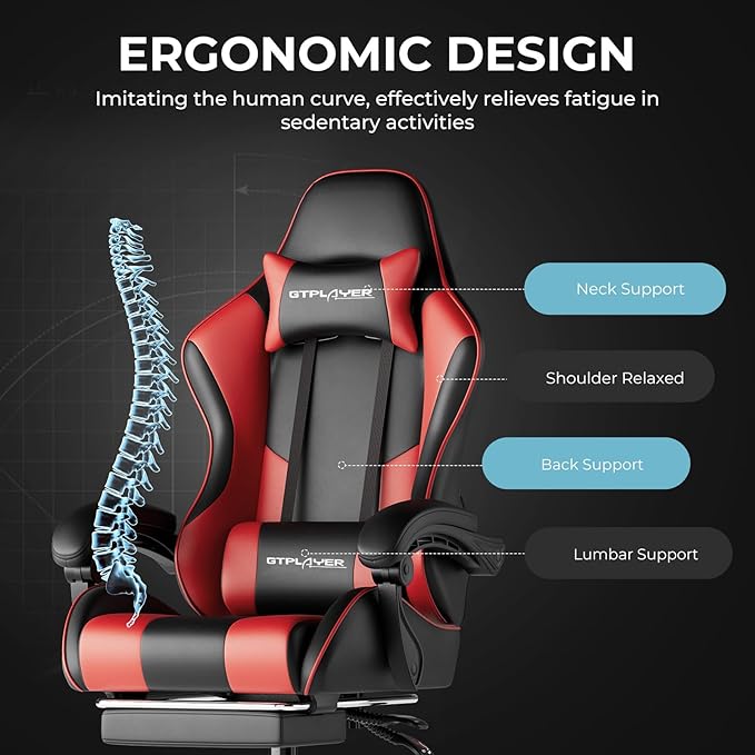 GTPLAYER Gaming Chair, Computer Chair - Image 8