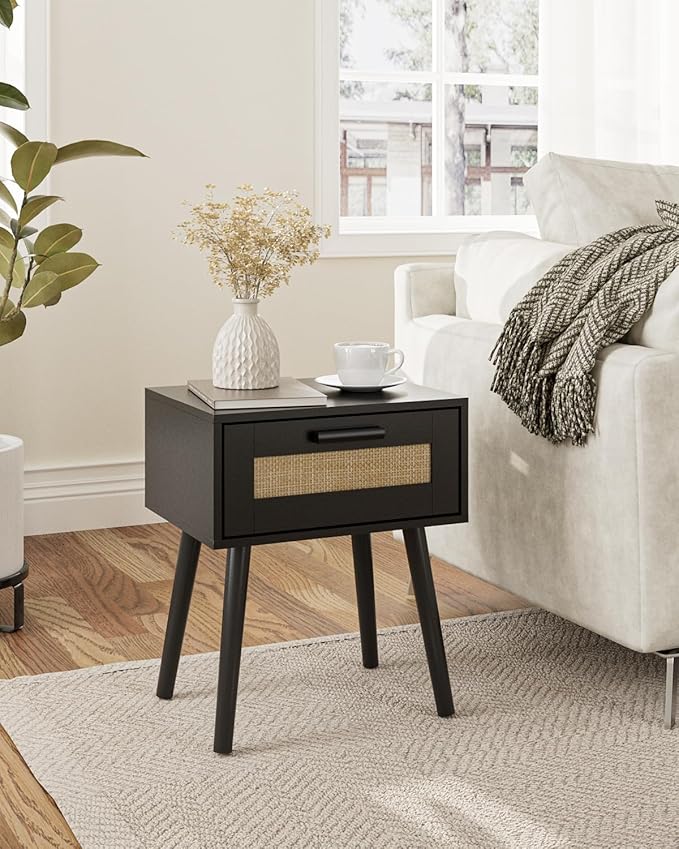 Bedroom Nightstands Wooden Night Stands - Image 6