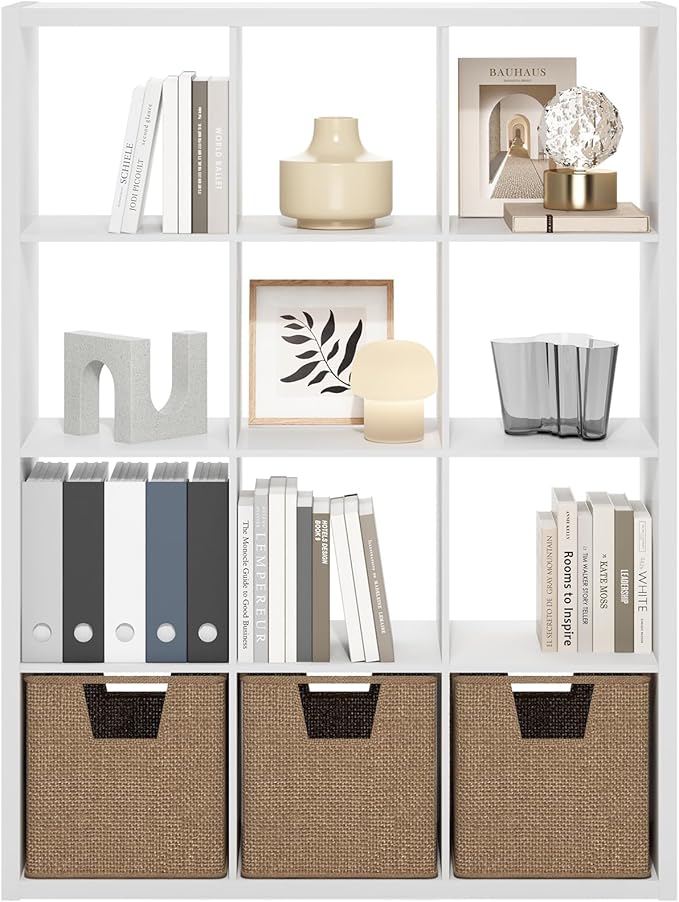 Furinno Cubicle Open Back Decorative Cube Storage Organizer - Image 7