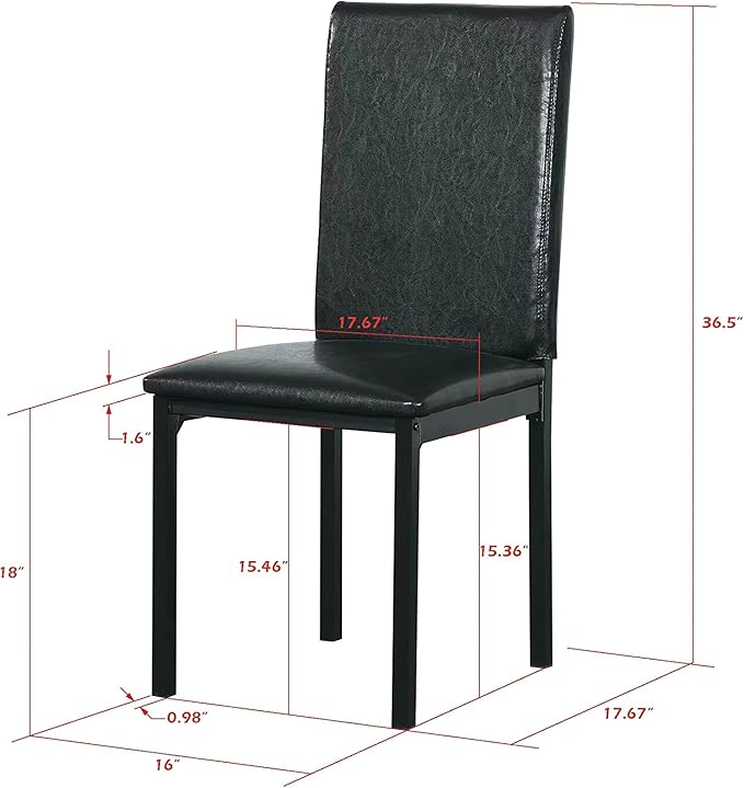 KEIKI 5 Piece Dining Table Set - Image 6
