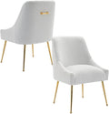 Modern Velvet Dining Chairs Set of 4, Contemporary Upholstered Furniture by HOLILA
