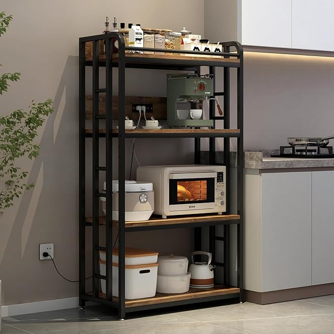 Adjustable 4-Tier Heavy Duty Kitchen Baker's Rack - Image 7