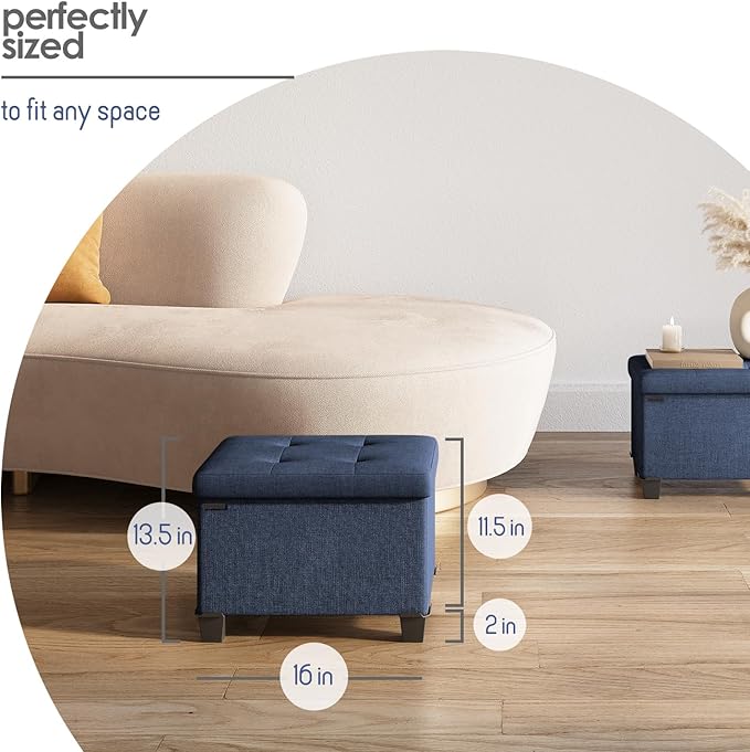 STORAGEBUD Storage Ottoman Cube - Image 8