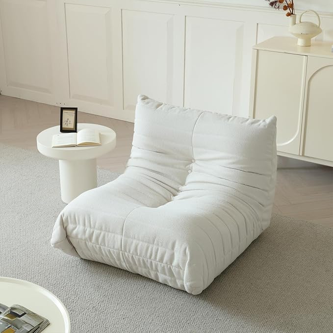 Luxury Sofa Couch Chair, Lazy Floor Seating, Fireside Bean Bag Chair, Ergonomic by BBORR