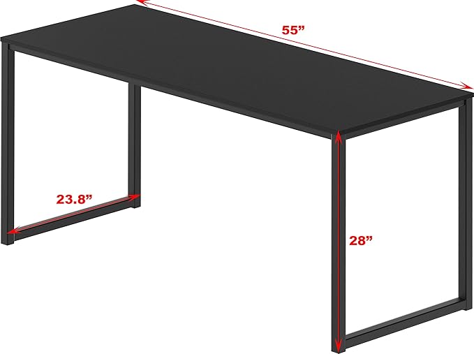 SHW Mission 55-Inch Home Office Computer Desk - Image 3