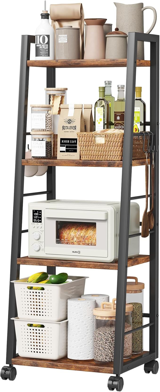 4 Tier Kitchen Storage Cart - Image 2