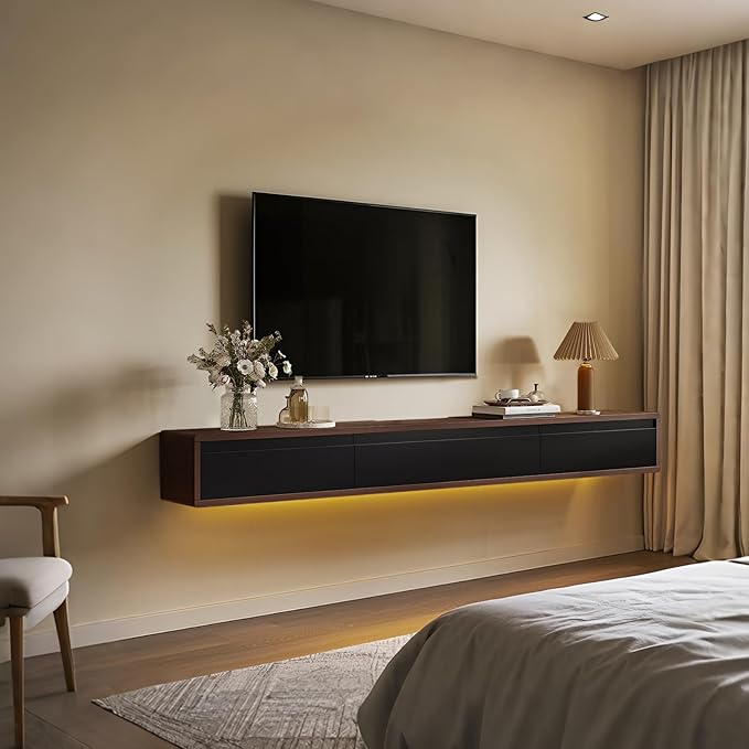 Floating TV Stand Matte Finish, Floating TV Console, Under TV Shelf - Image 8