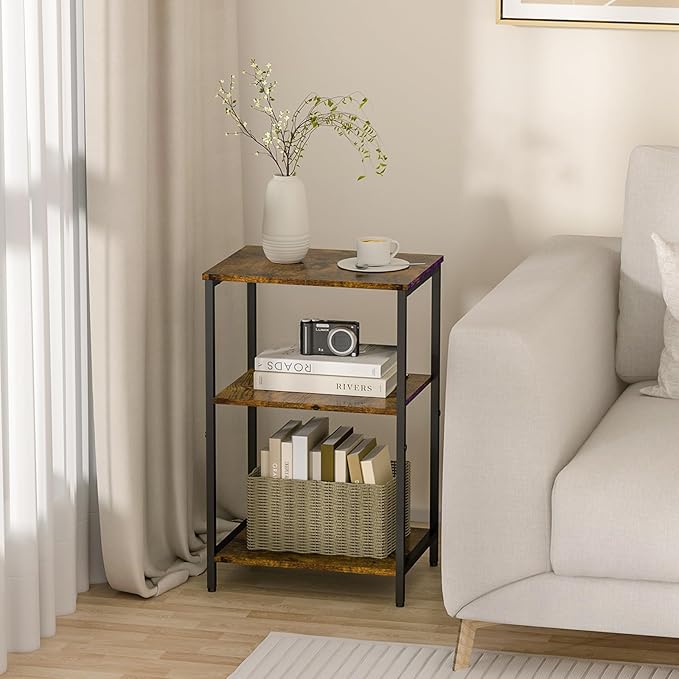X-cosrack Side Table, Small End Table Record Player Stand - Image 2