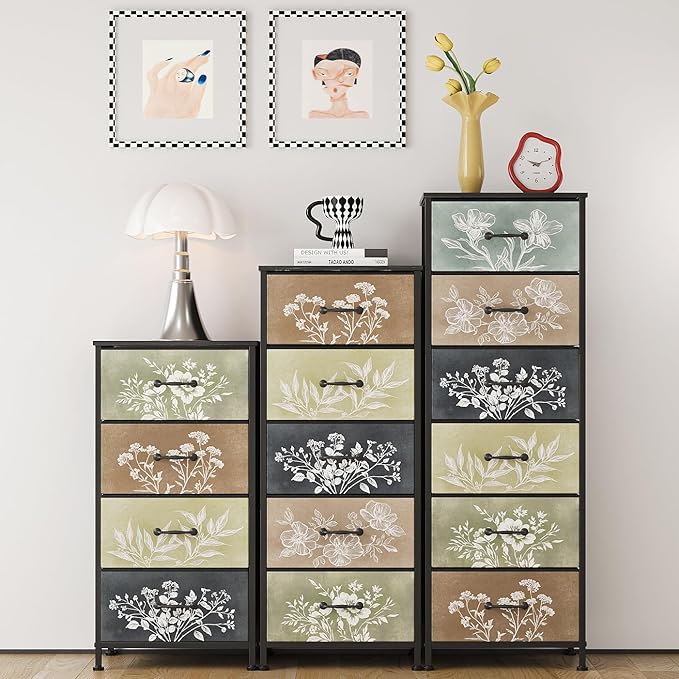 Tohomeor Vintage Dresser Vertical Nightstand - Image 5