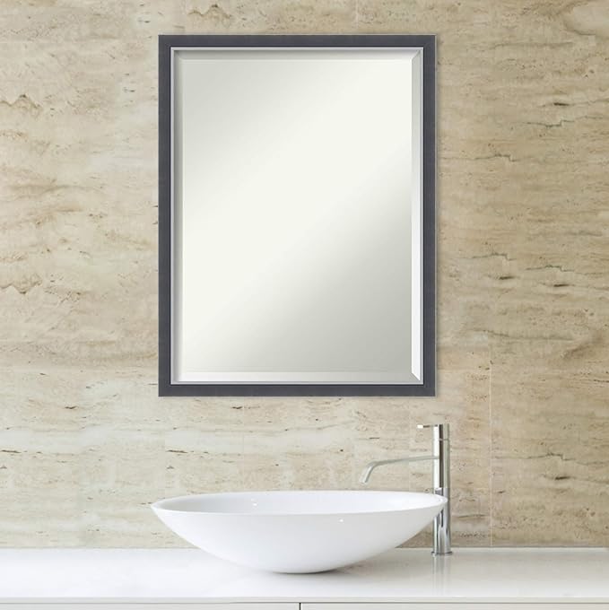Amanti Art Black Bathroom Mirror - Image 5