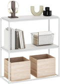 Furinno Moretti Modern Lifestyle Wide Stackable Shelf, Solid White/White by Furinno-FitsYourSpaceFitsYourBudget