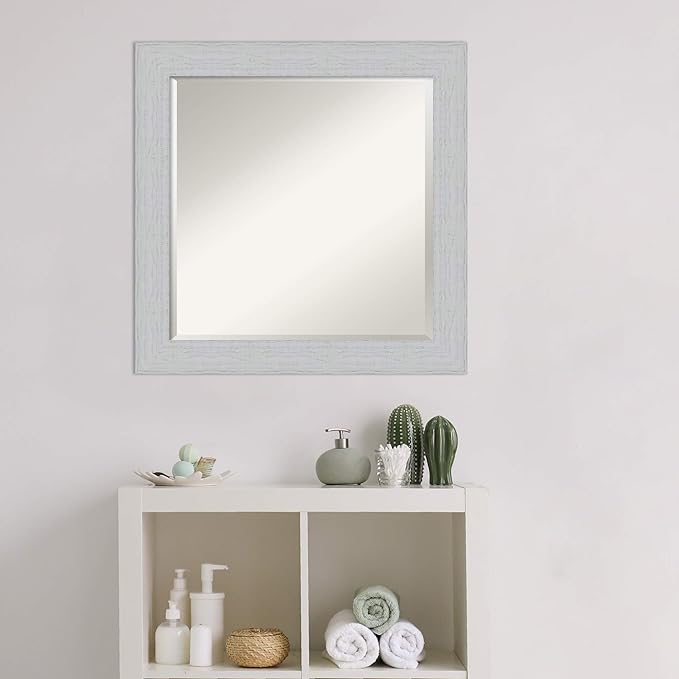 Amanti Art White Bathroom Mirror - Image 5