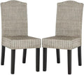 SAFAVIEH Home Collection Odette Grey Wicker Dining Chair by SAFAVIEH