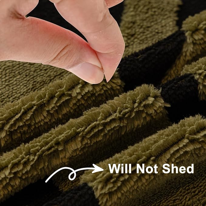 HANDONTIME Olive Green Sofa Covers - Image 3