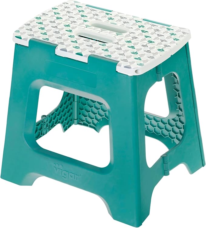 Vigar Compact Step Stool Foldable, 12-1/2-inch Step Stools by VIGAR